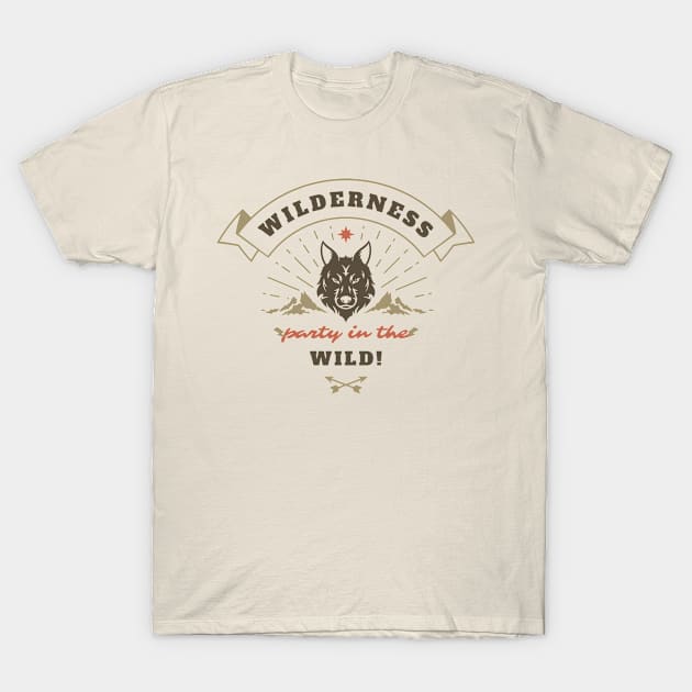 Party in the Wild! T-Shirt by Slackeys Tees